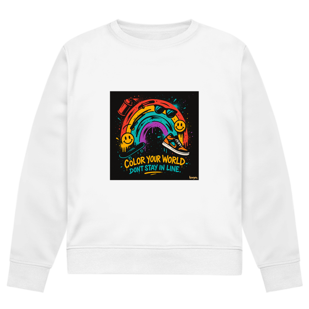 Herren Premium Bio Sweatshirt Color Your World