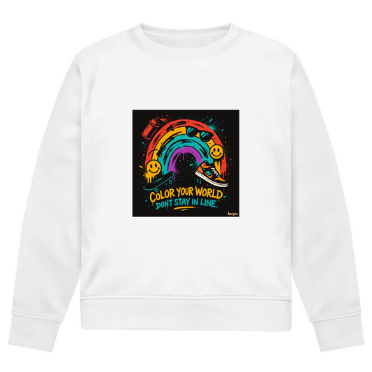 Herren Premium Bio Sweatshirt Color Your World