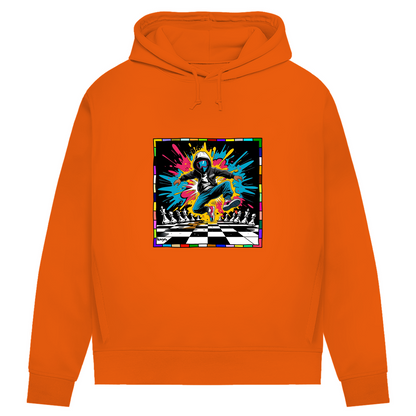 Damen Premium Bio Hoodie Chess Splash