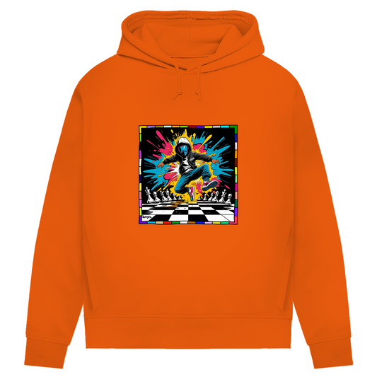 Damen Premium Bio Hoodie Chess Splash