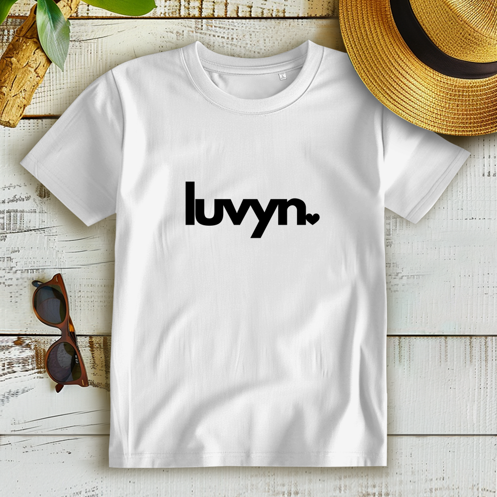 Damen Premium Bio T-Shirt LUVYN BLACK