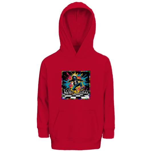Kinder Premium Bio Hoodie Chess Splash