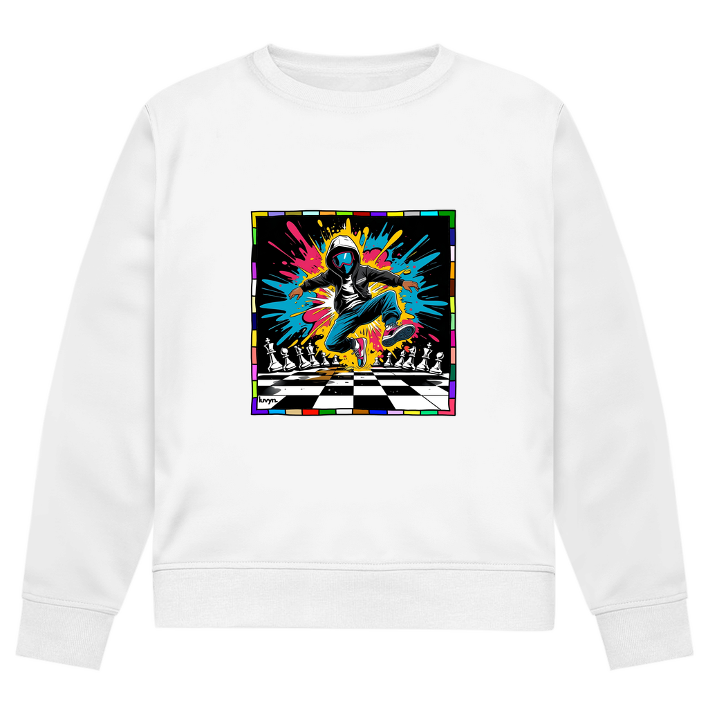 Herren Premium Bio Sweatshirt Chess Splash