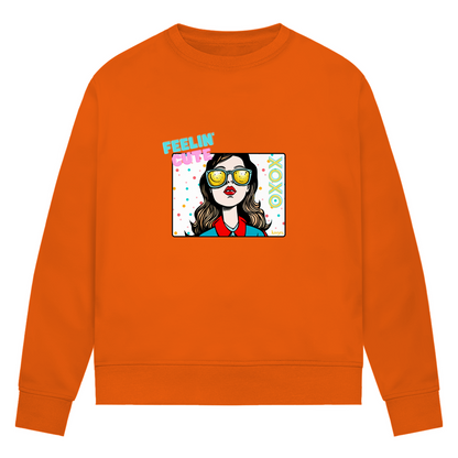 Damen Premium Bio Sweatshirt Feelin´Cute