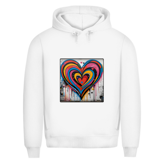Herren Premium Bio Hoodie Heartcore