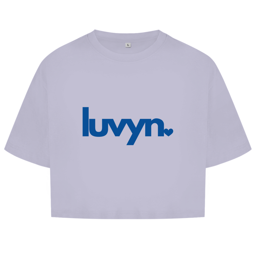 Damen Oversize Crop Top LUVYN ROYAL