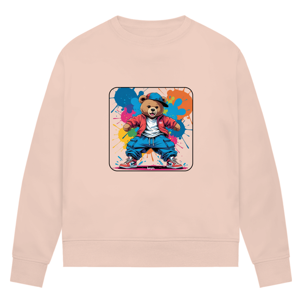 Damen Premium Bio Sweatshirt Baggybear