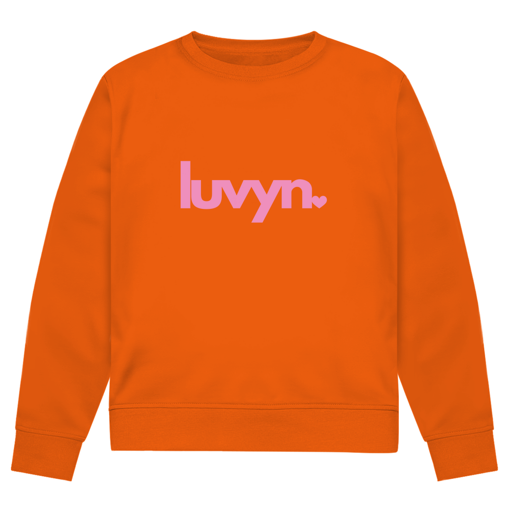 Herren Premium Bio Sweatshirt LUVYN PINK