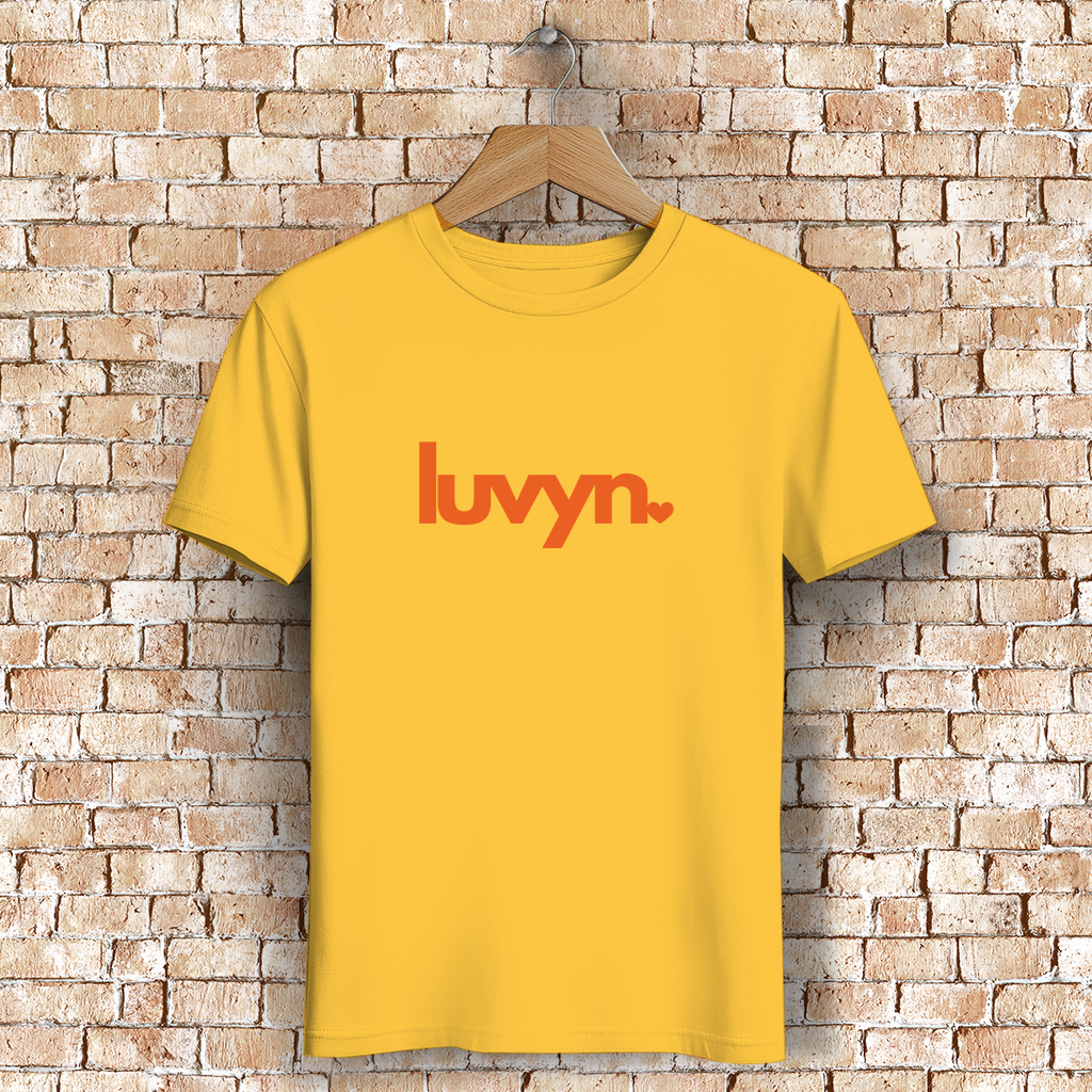 Herren Premium Bio T-Shirt LUVYN ORANGE