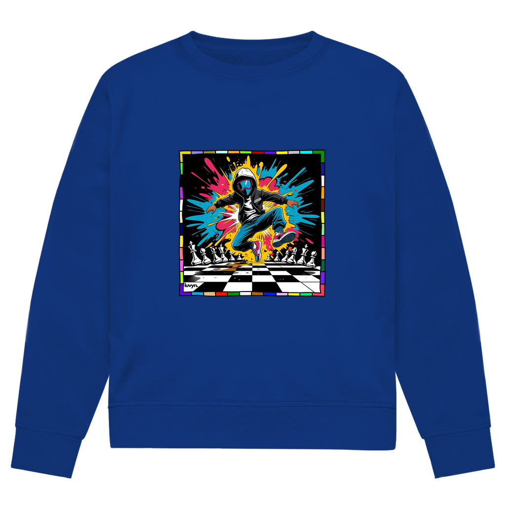 Herren Premium Bio Sweatshirt Chess Splash