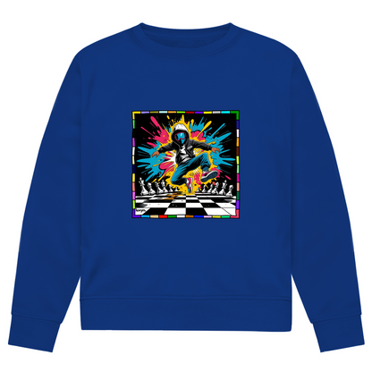 Herren Premium Bio Sweatshirt Chess Splash