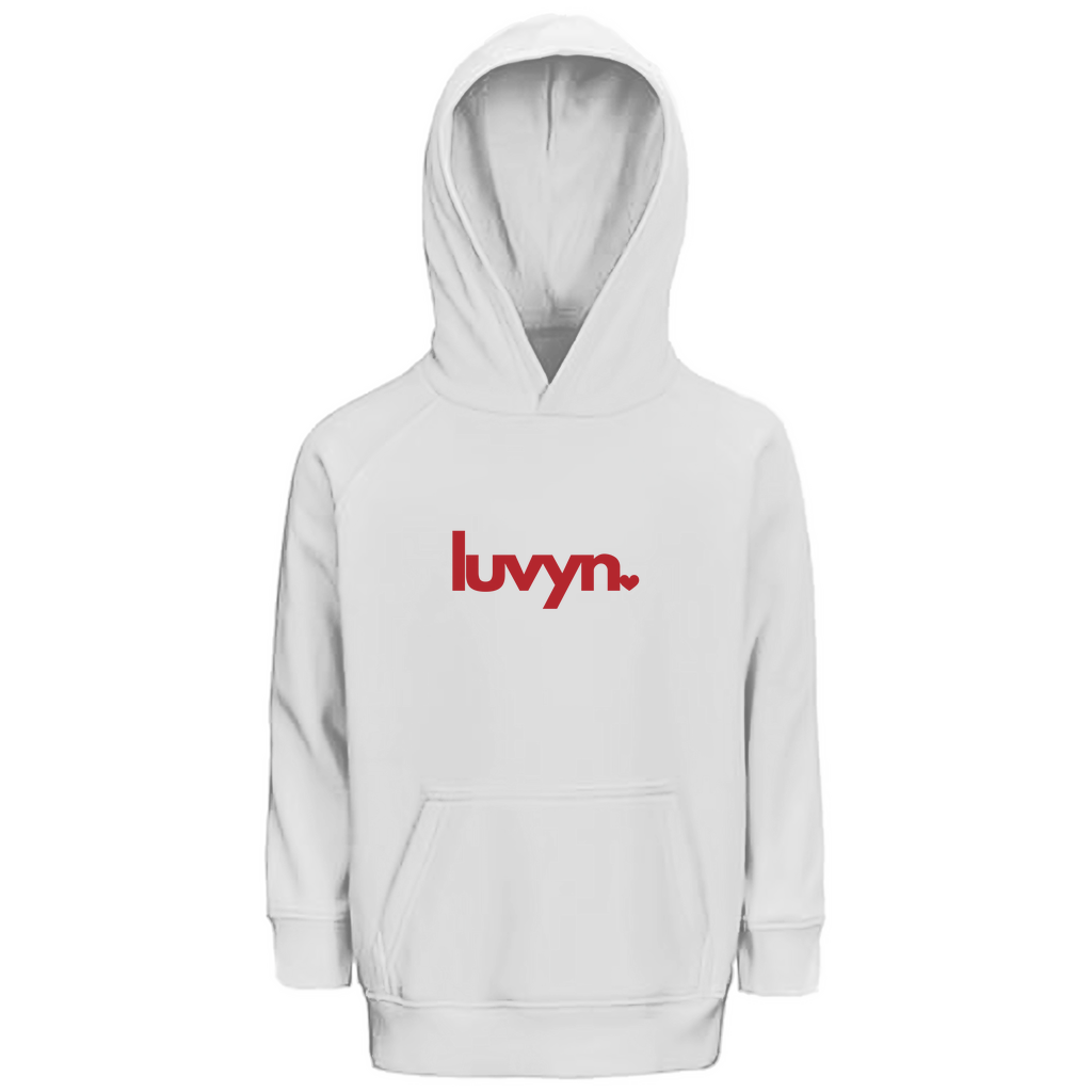 Kinder Premium Bio Hoodie LUVYN RED