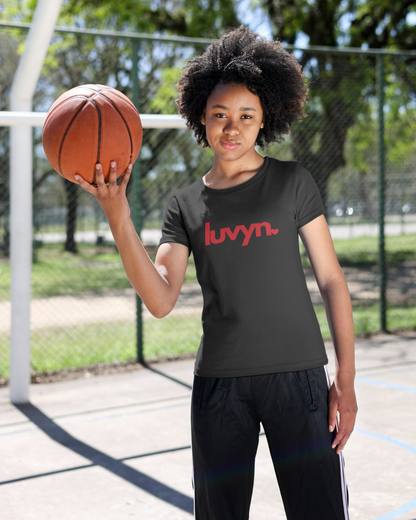 Damen Premium Bio T-Shirt LUVYN RED