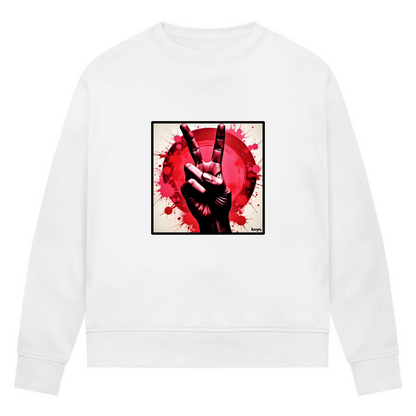 Damen Premium Bio Sweatshirt Piece of Peace