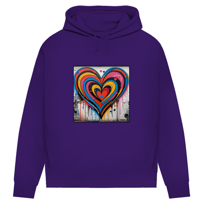 Damen Premium Bio Hoodie Heartcore