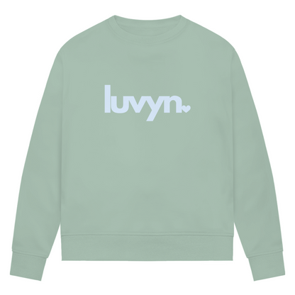 Damen Premium Bio Sweatshirt LUVYN BLUE