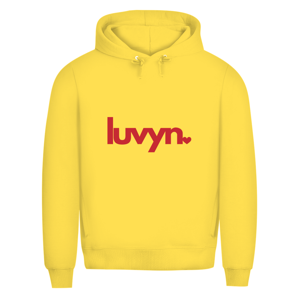 Herren Premium Bio Hoodie LUVYN RED