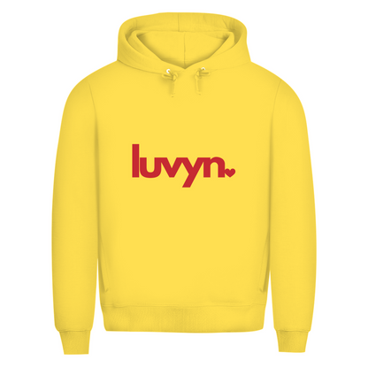 Herren Premium Bio Hoodie LUVYN RED
