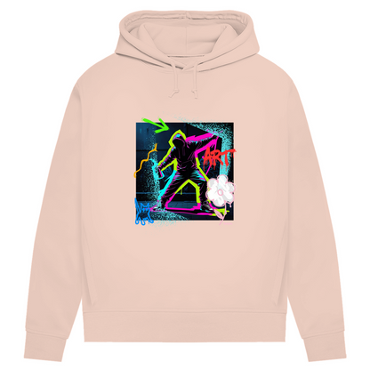 Damen Premium Bio Hoodie Graffiti Guy