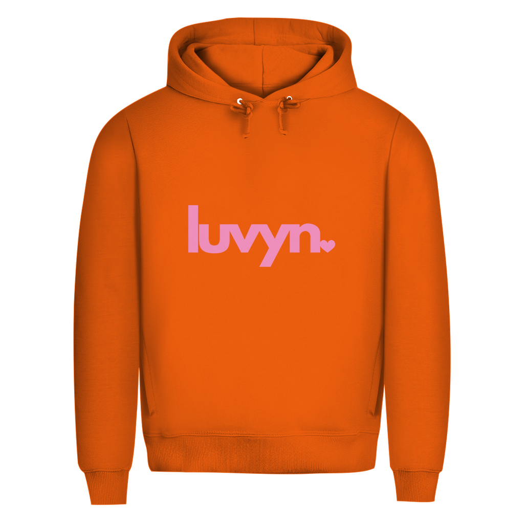 Herren Premium Bio Hoodie LUVYN PINK
