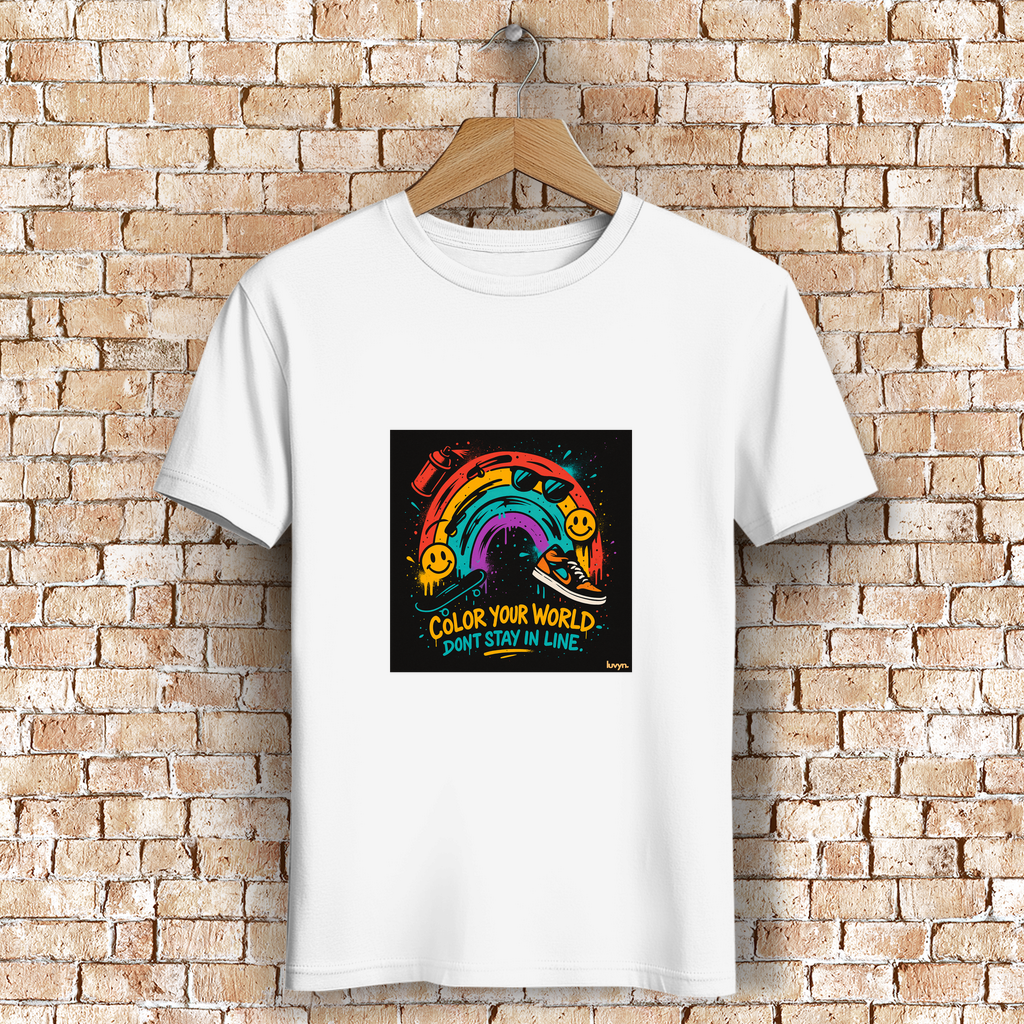 Herren Premium Bio T-Shirt Color Your World