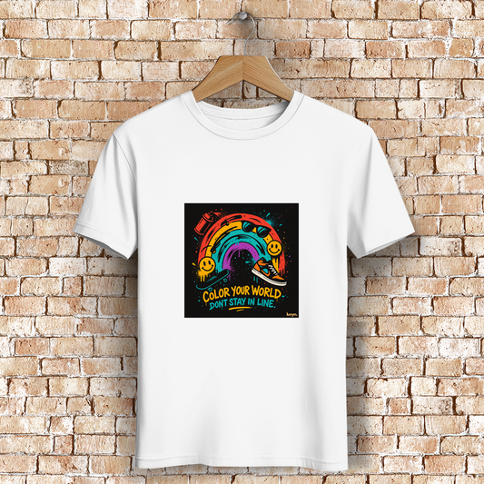 Herren Premium Bio T-Shirt Color Your World