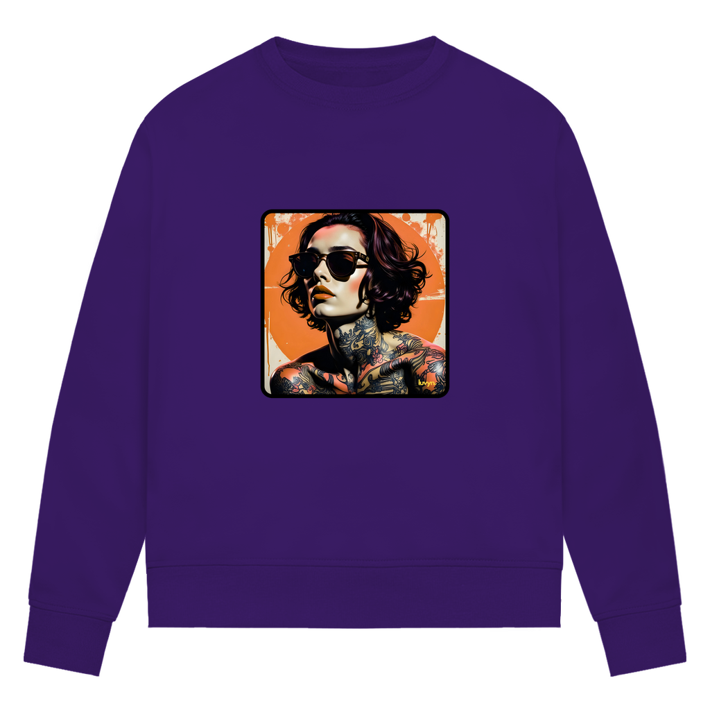 Damen Premium Bio Sweatshirt Inkfluence