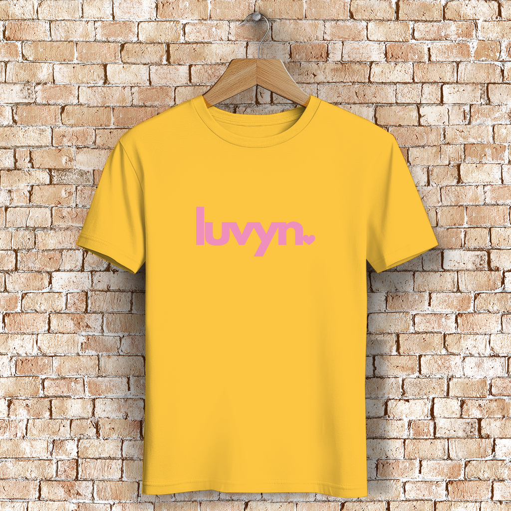 Herren Premium Bio T-Shirt LUVYN PINK