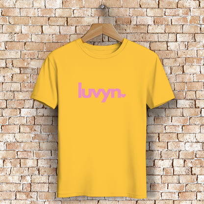 Herren Premium Bio T-Shirt LUVYN PINK