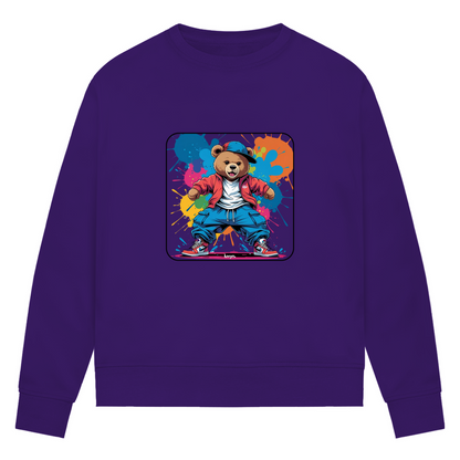 Damen Premium Bio Sweatshirt Baggybear