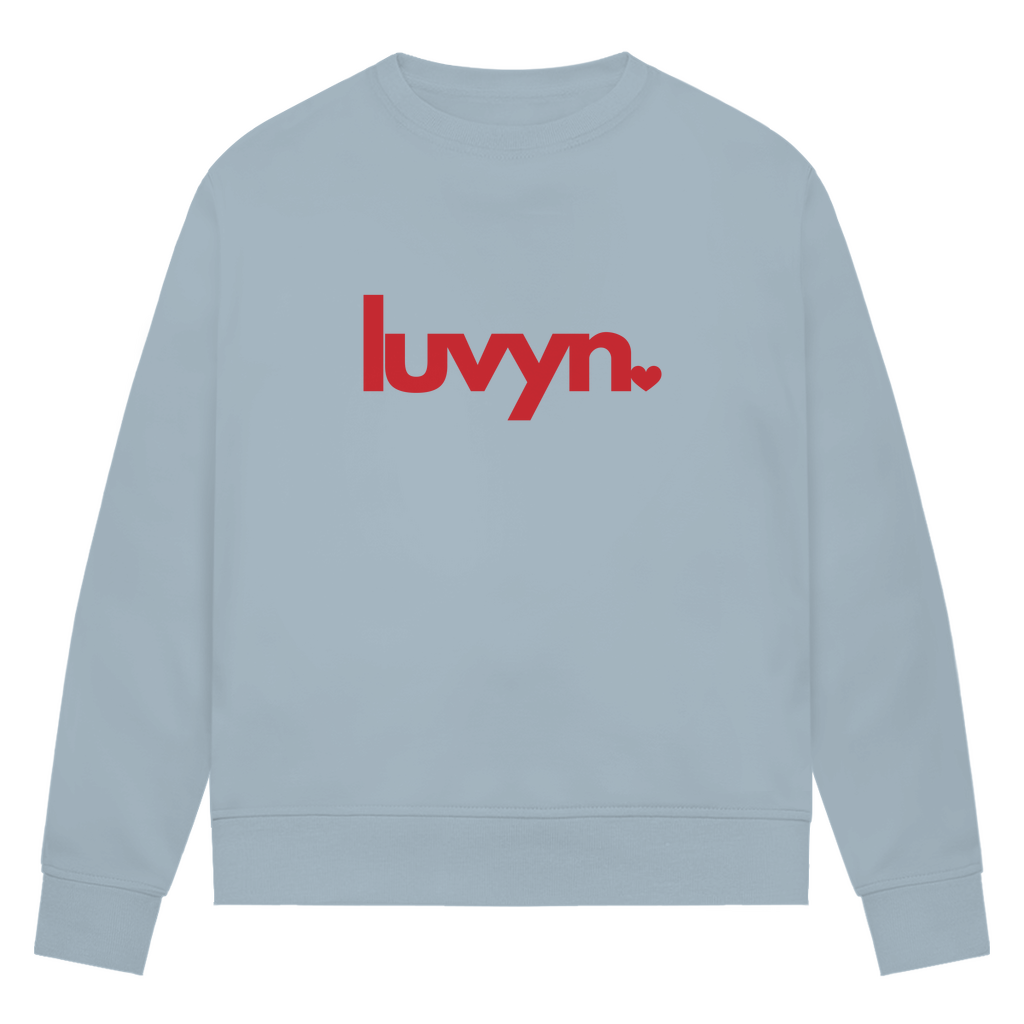 Damen Premium Bio Sweatshirt LUVYN RED