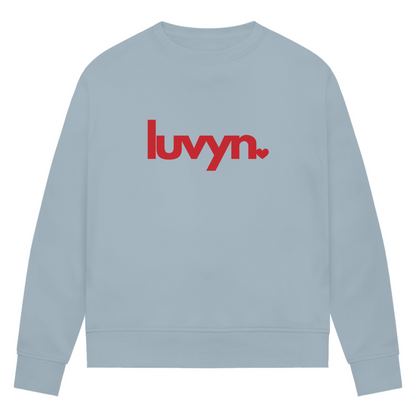 Damen Premium Bio Sweatshirt LUVYN RED