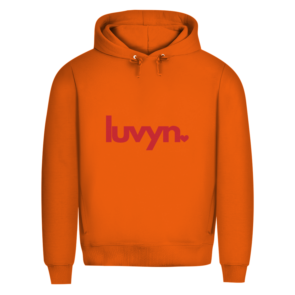 Herren Premium Bio Hoodie LUVYN RED