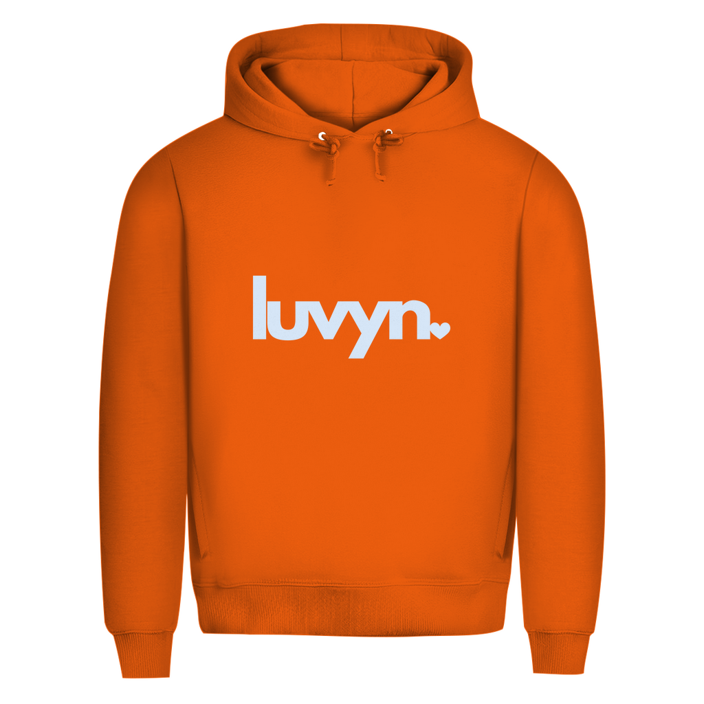 Herren Premium Bio Hoodie LUVYN BLUE