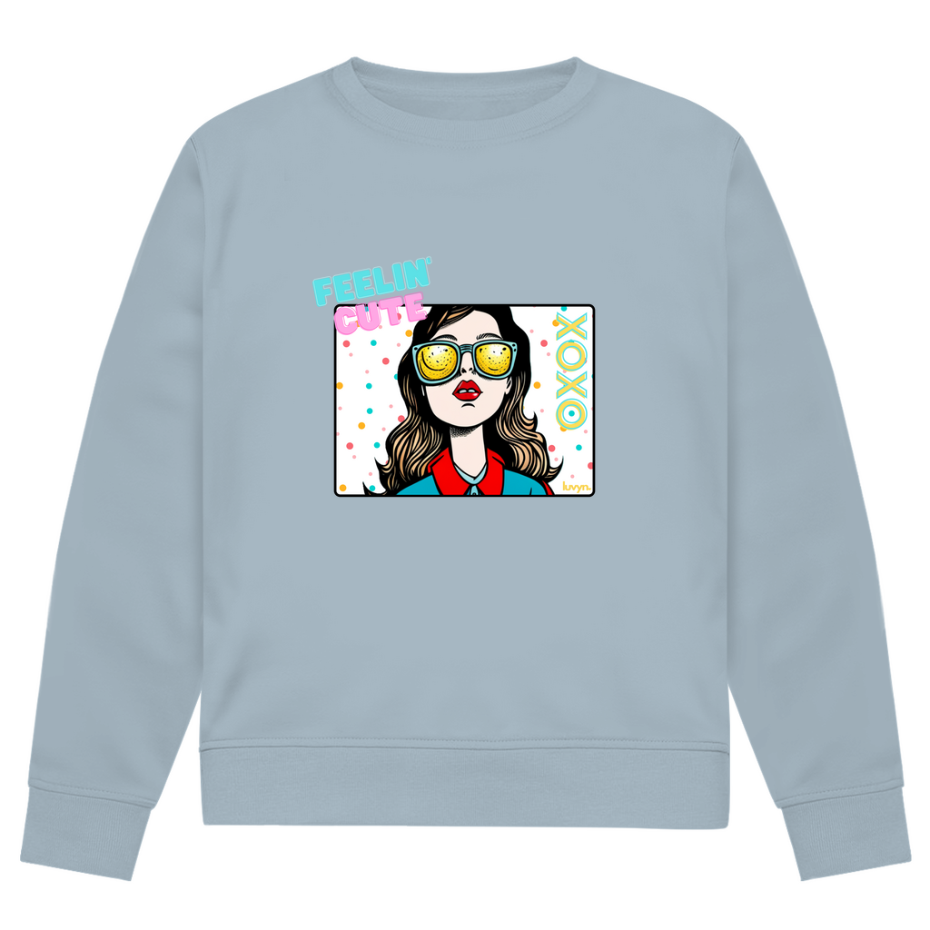 Herren Premium Bio Sweatshirt Feelin´Cute