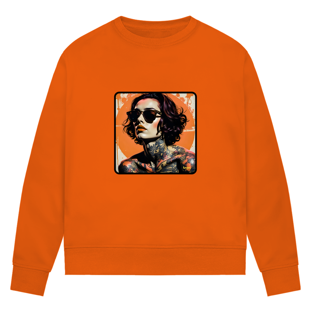 Damen Premium Bio Sweatshirt Inkfluence