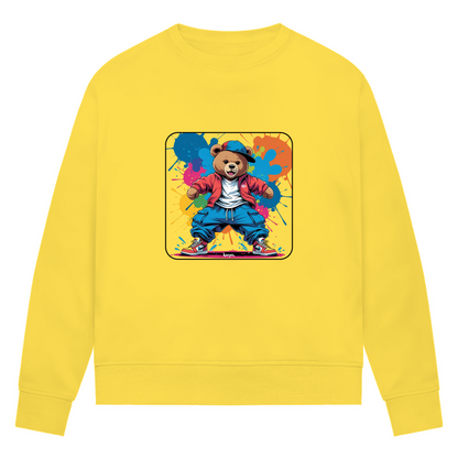 Damen Premium Bio Sweatshirt Baggybear