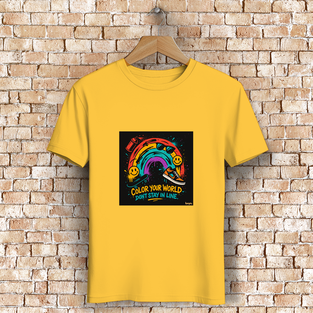 Herren Premium Bio T-Shirt Color Your World