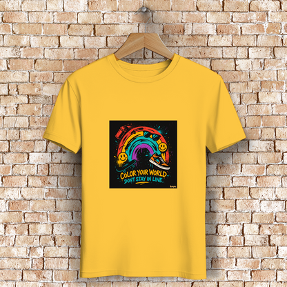 Herren Premium Bio T-Shirt Color Your World