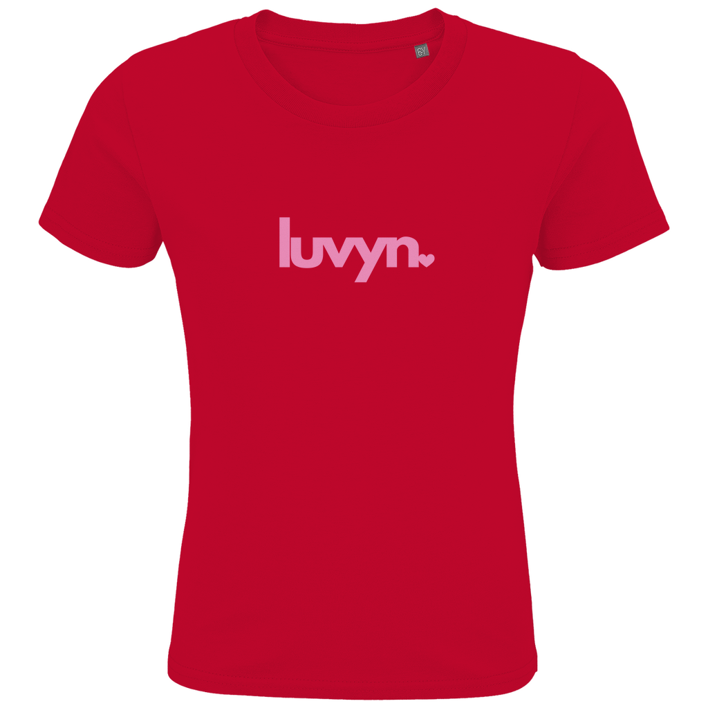 Kids Premium Bio T-Shirt LUVYN PINK