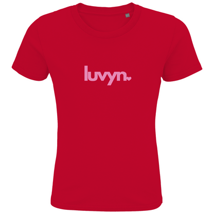 Kids Premium Bio T-Shirt LUVYN PINK