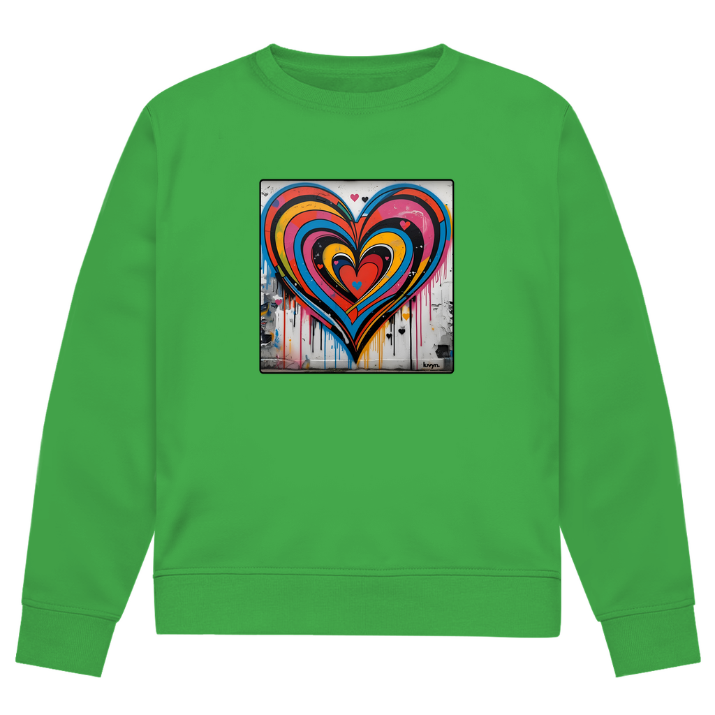 Herren Premium Bio Sweatshirt Heartcore