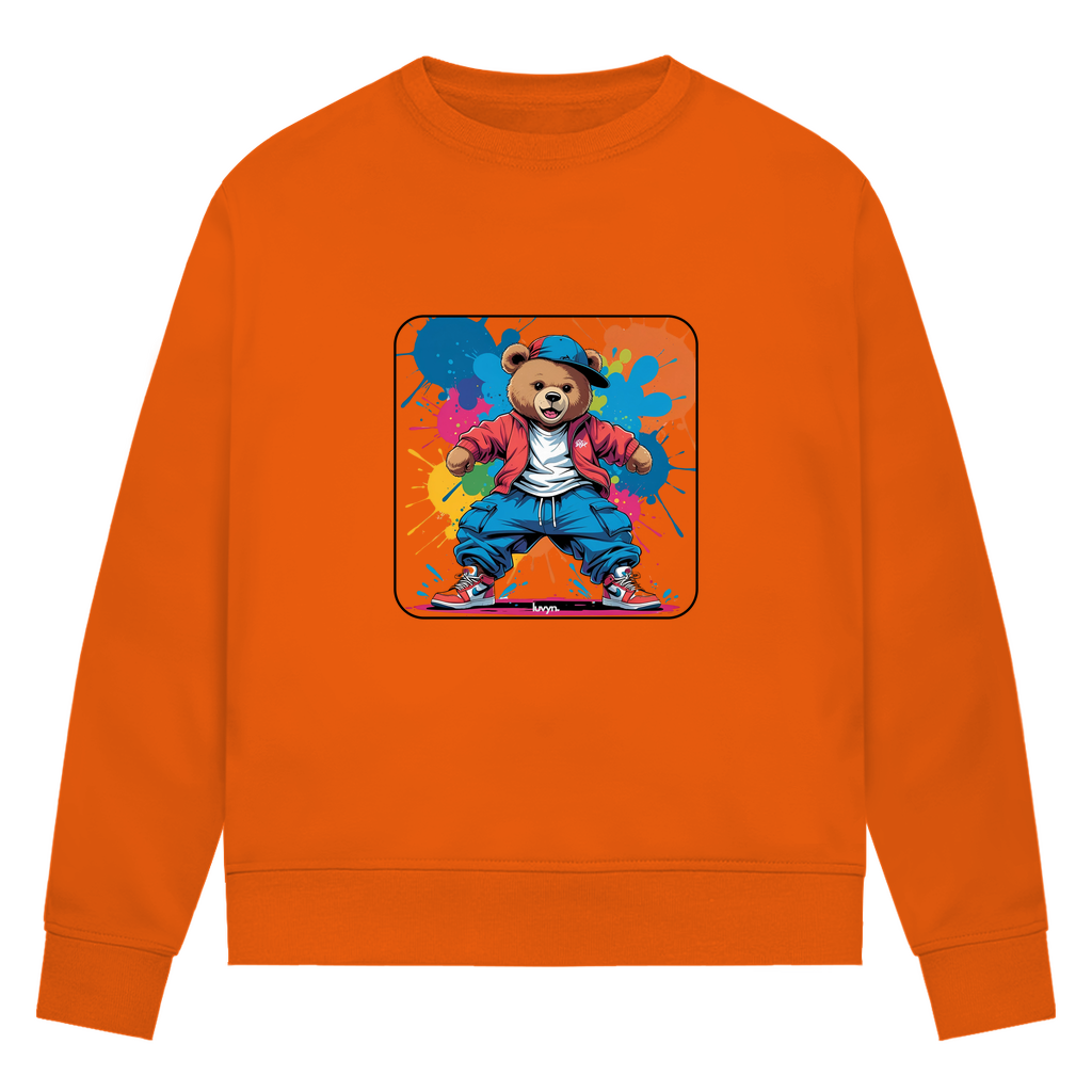 Damen Premium Bio Sweatshirt Baggybear