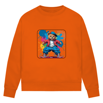 Damen Premium Bio Sweatshirt Baggybear