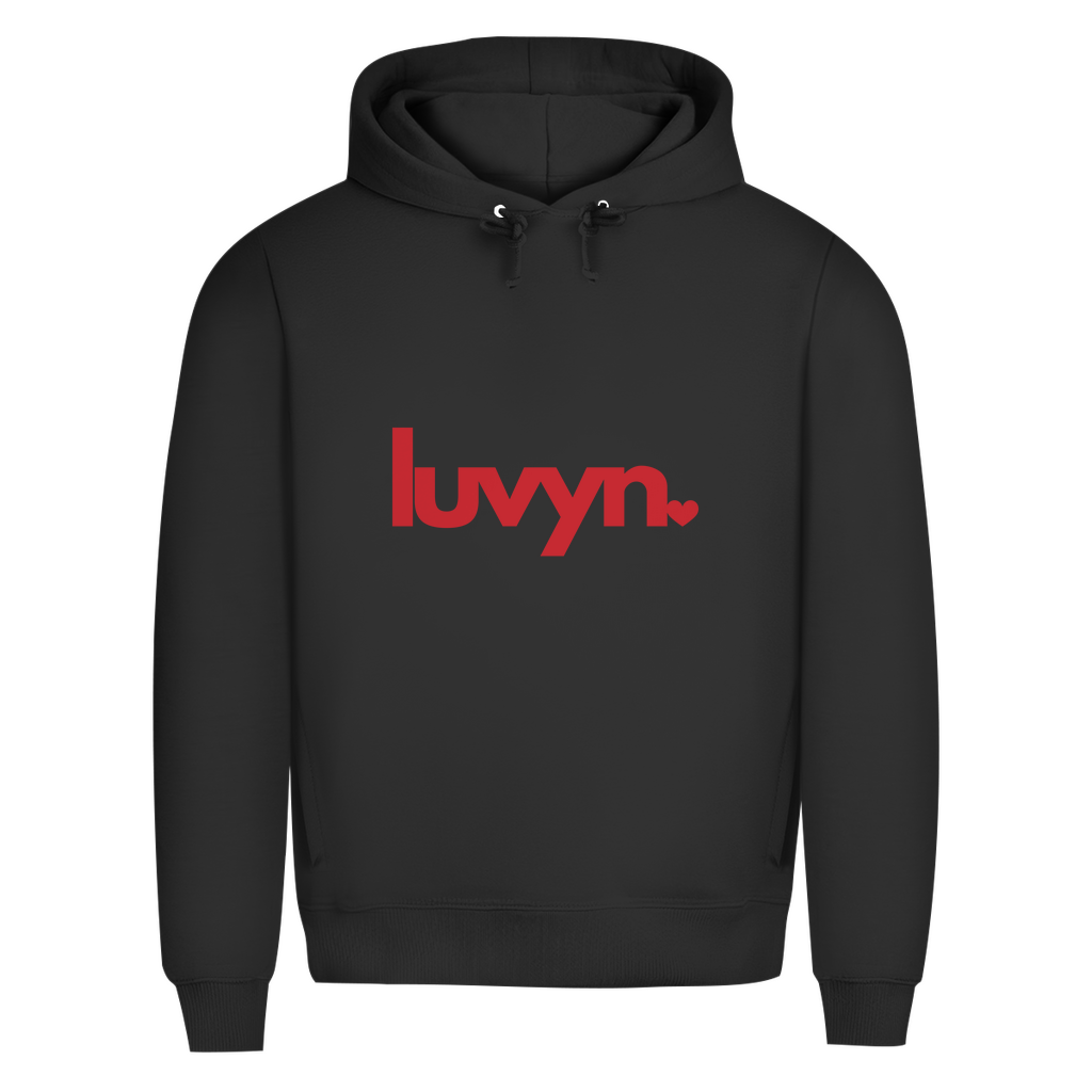 Herren Premium Bio Hoodie LUVYN RED
