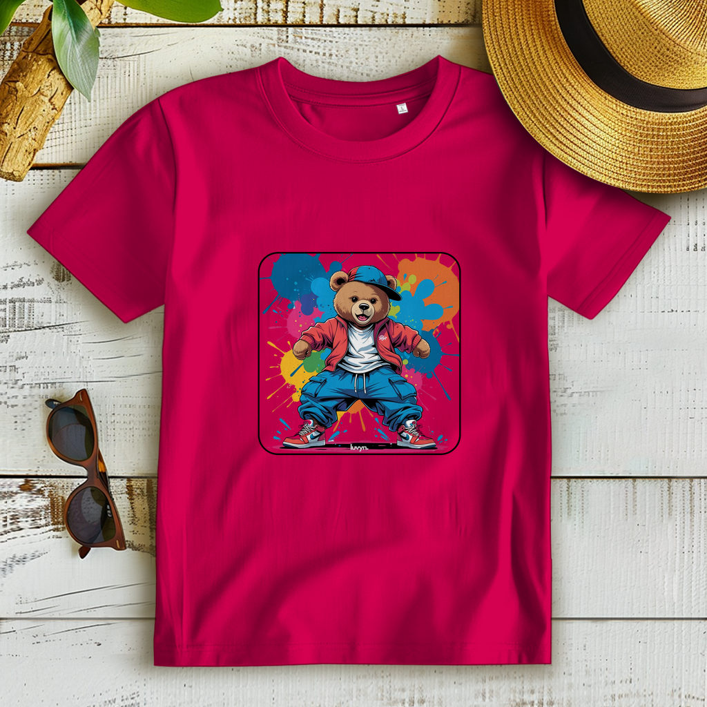 Damen Premium Bio T-Shirt Baggybear