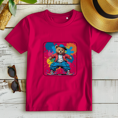 Damen Premium Bio T-Shirt Baggybear