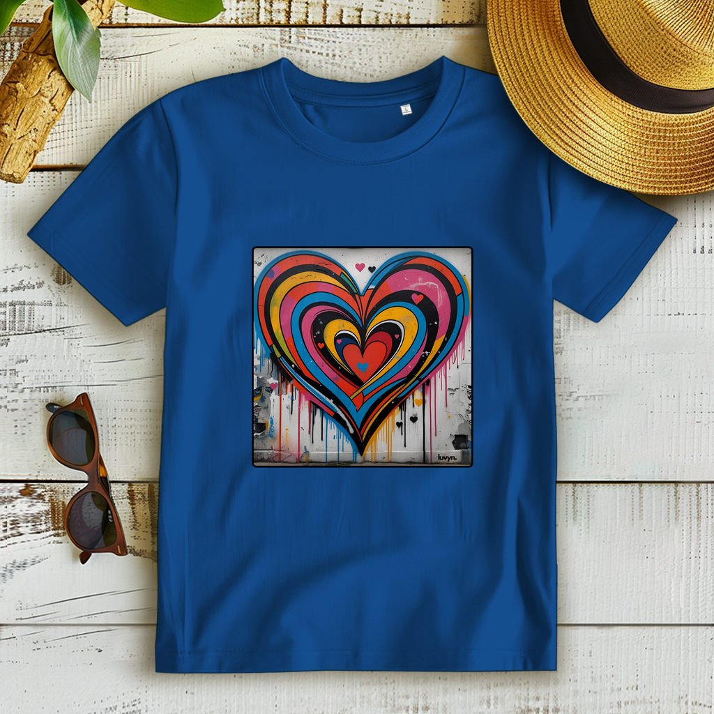 Damen Premium Bio T-Shirt Heartcore