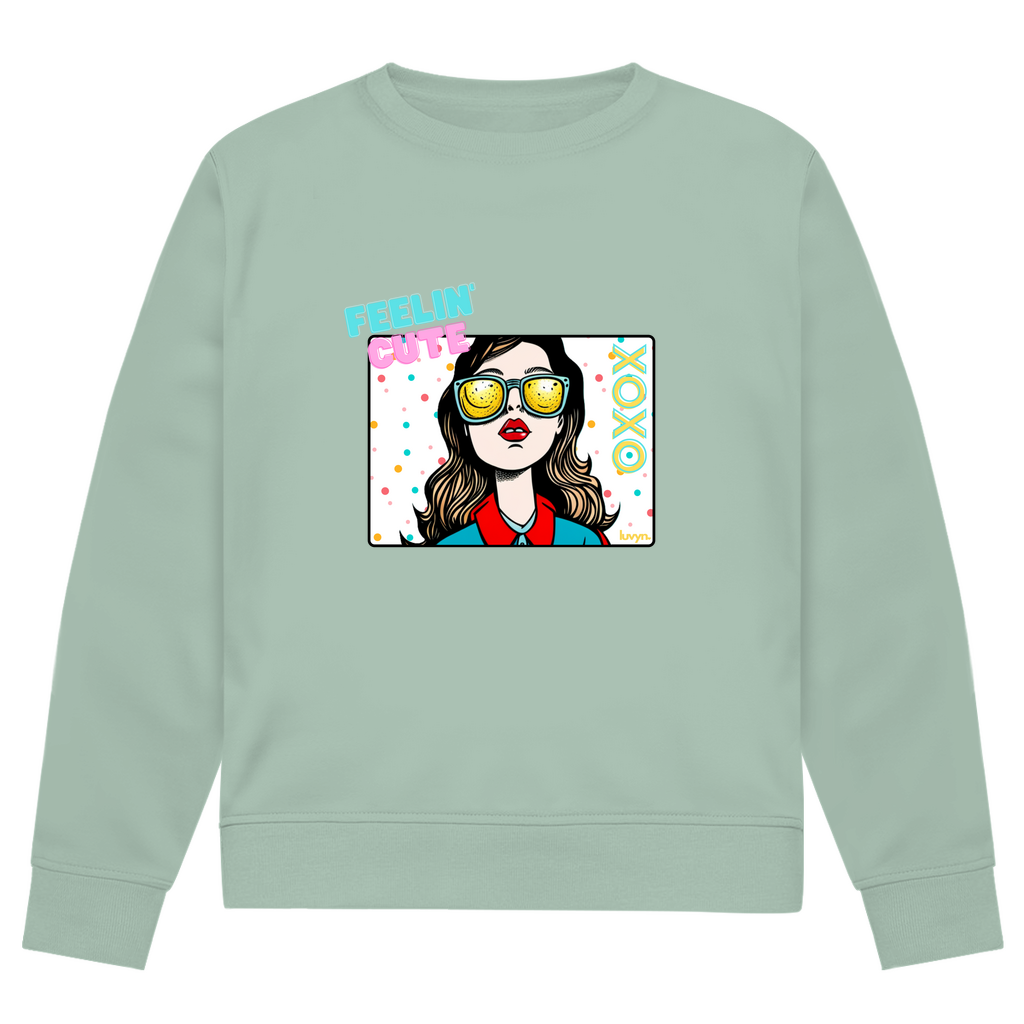 Herren Premium Bio Sweatshirt Feelin´Cute