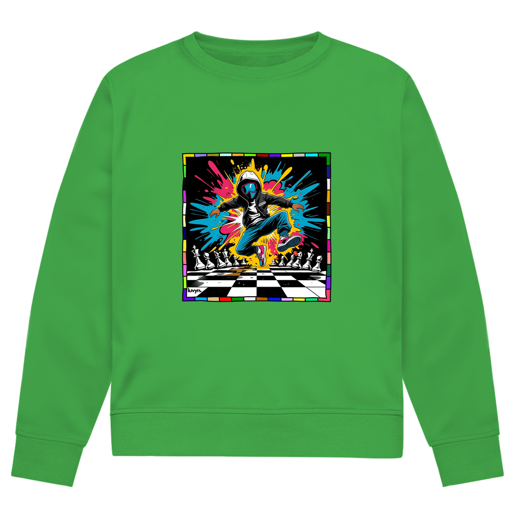 Herren Premium Bio Sweatshirt Chess Splash